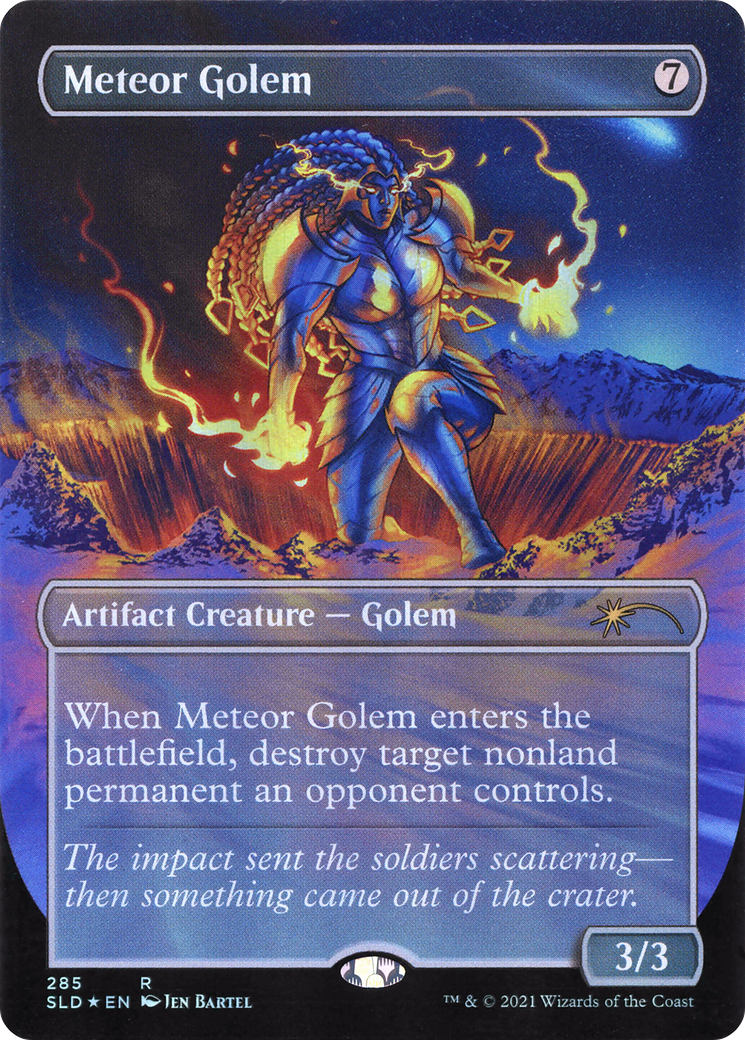 Meteor Golem (Borderless) [Secret Lair Drop Series] Foil