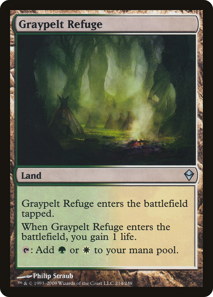 Graypelt Refuge [Zendikar] Foil