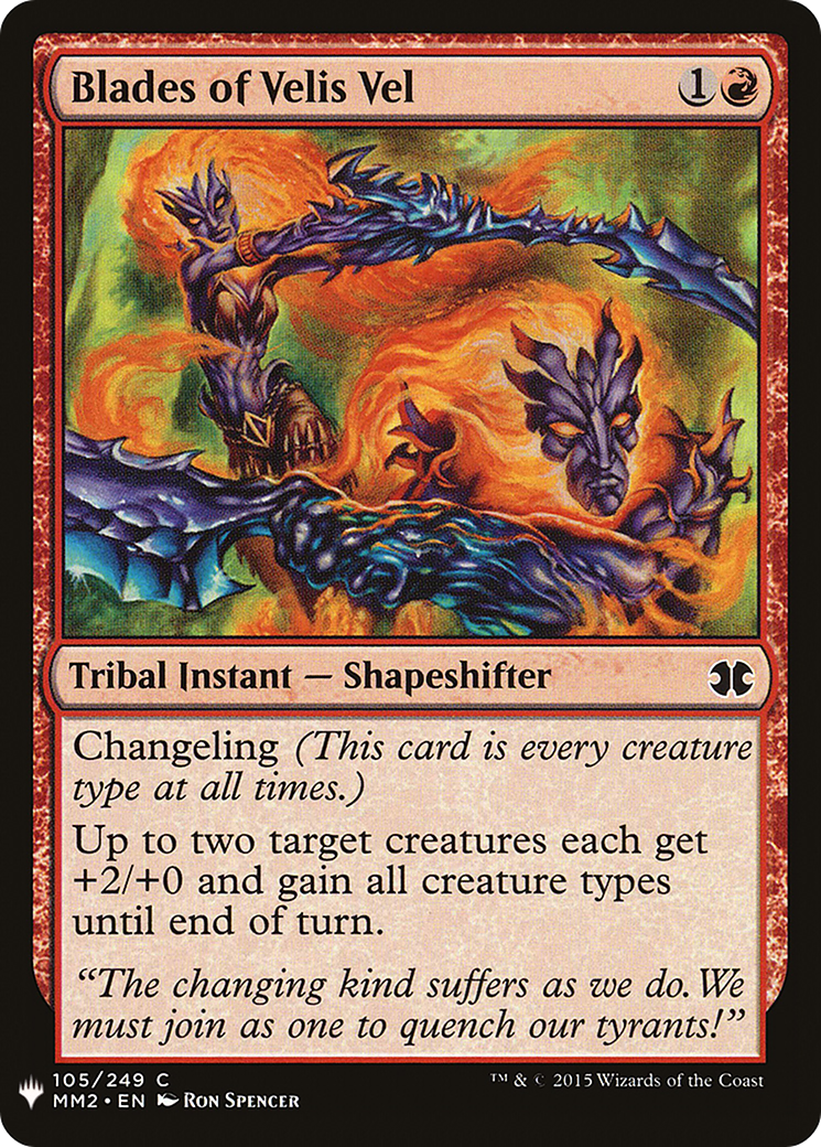 Blades of Velis Vel |  (MM2-105) [The List]