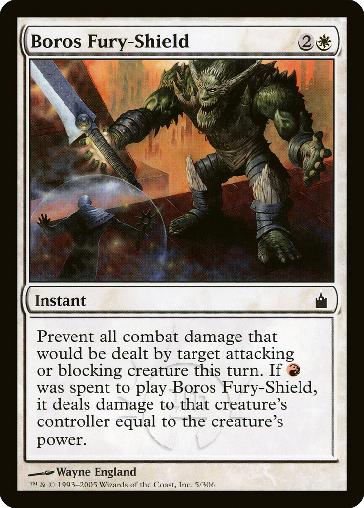 Boros Fury-Shield [Ravnica: City of Guilds] Foil