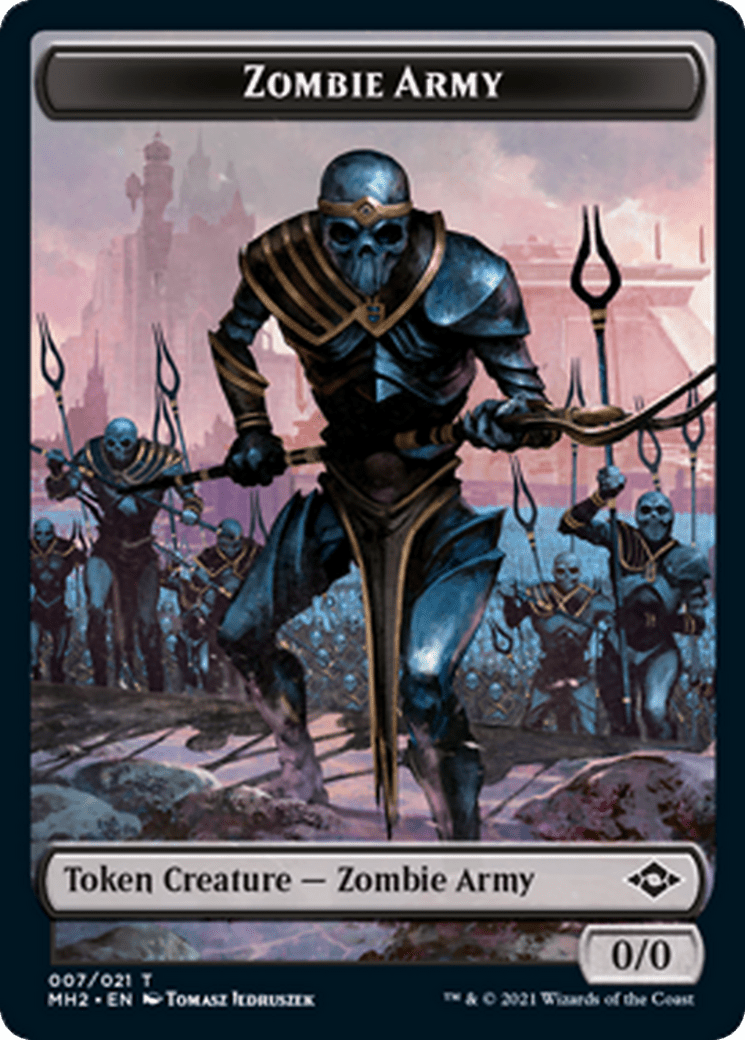 Zombie Army (TMH2-007) - Modern Horizons 2 Tokens