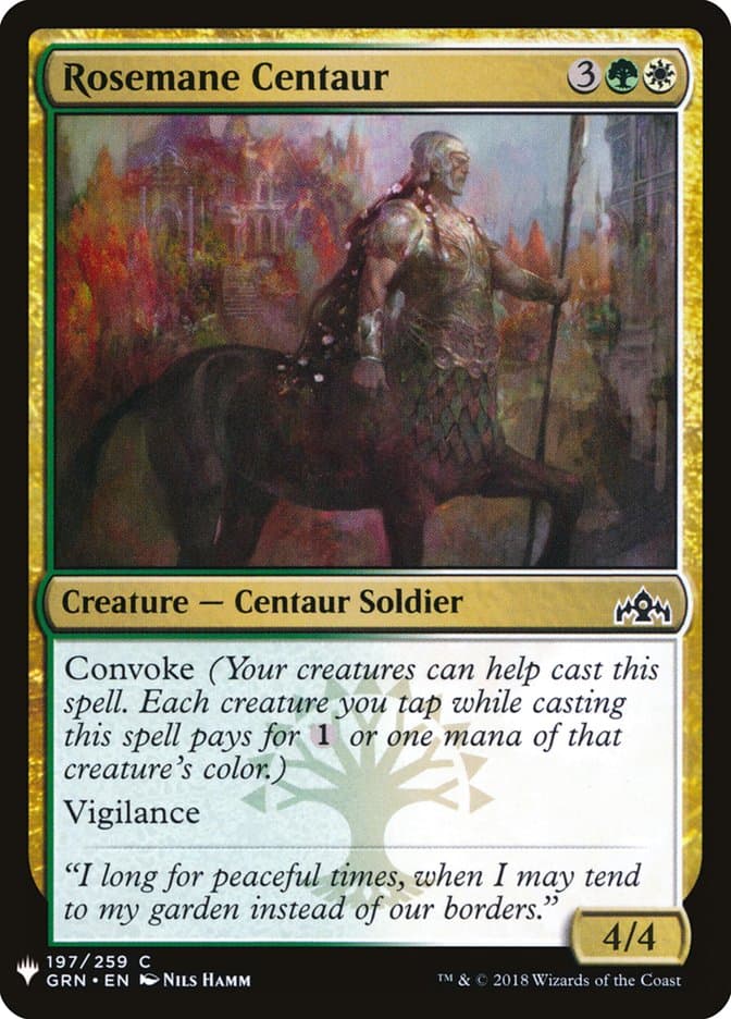 Rosemane Centaur |  (GRN-197) [The List]