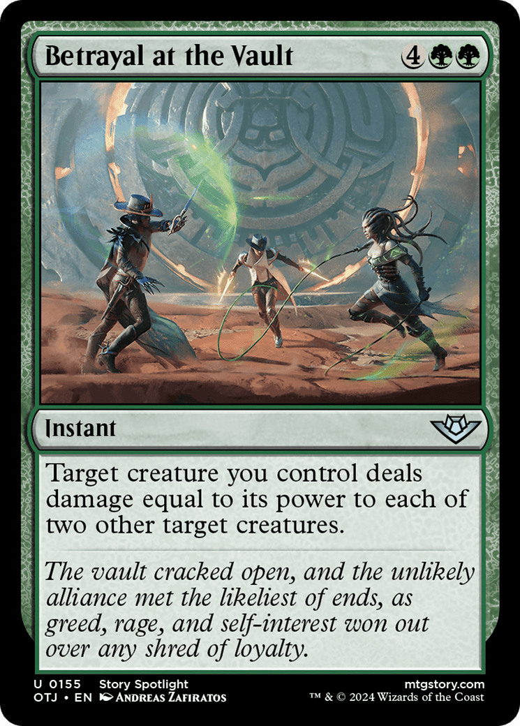 Betrayal at the Vault [Outlaws of Thunder Junction] Foil