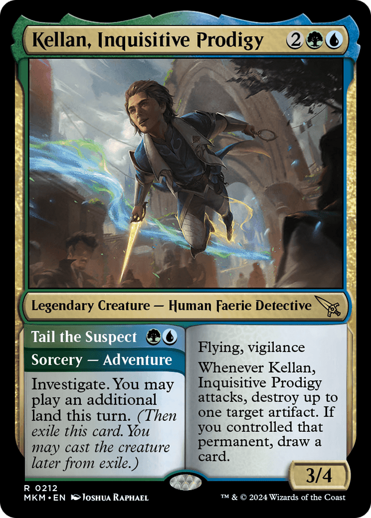Kellan, Inquisitive Prodigy // Tail the Suspect [Murders at Karlov Manor] Foil