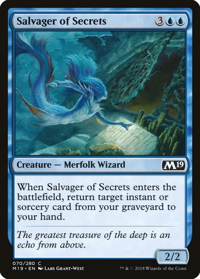 Salvager of Secrets 70/280 (Core Set 2019) 