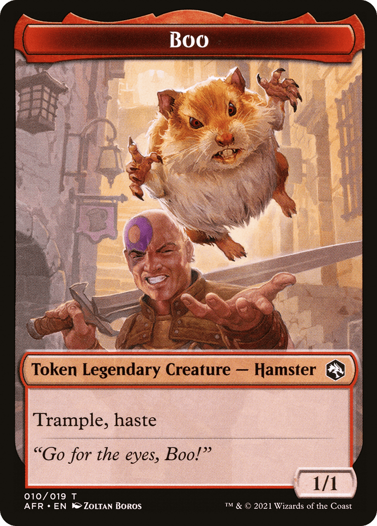 Devil // Boo Double-sided Token [Dungeons & Dragons: Adventures in the Forgotten Realms Tokens]