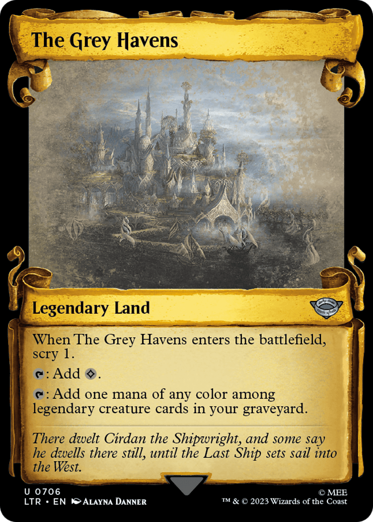 The Grey Havens [The Lord of the Rings: Tales of Middle-Earth Showcase Scrolls] Foil