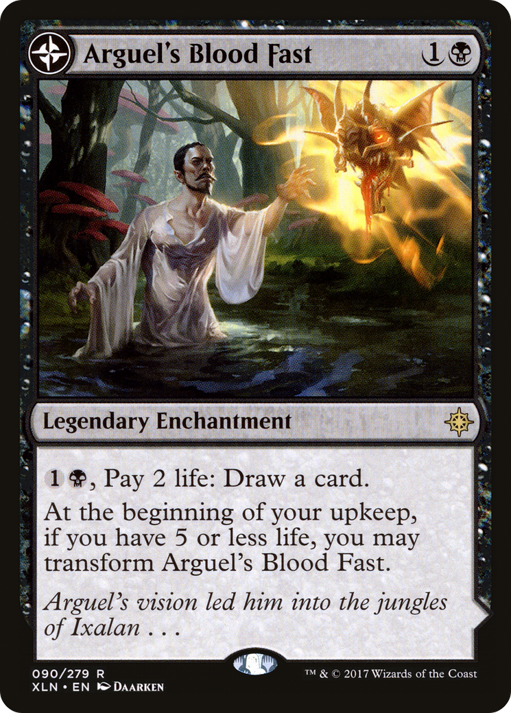 Arguel's Blood Fast // Temple of Aclazotz [Ixalan] Foil