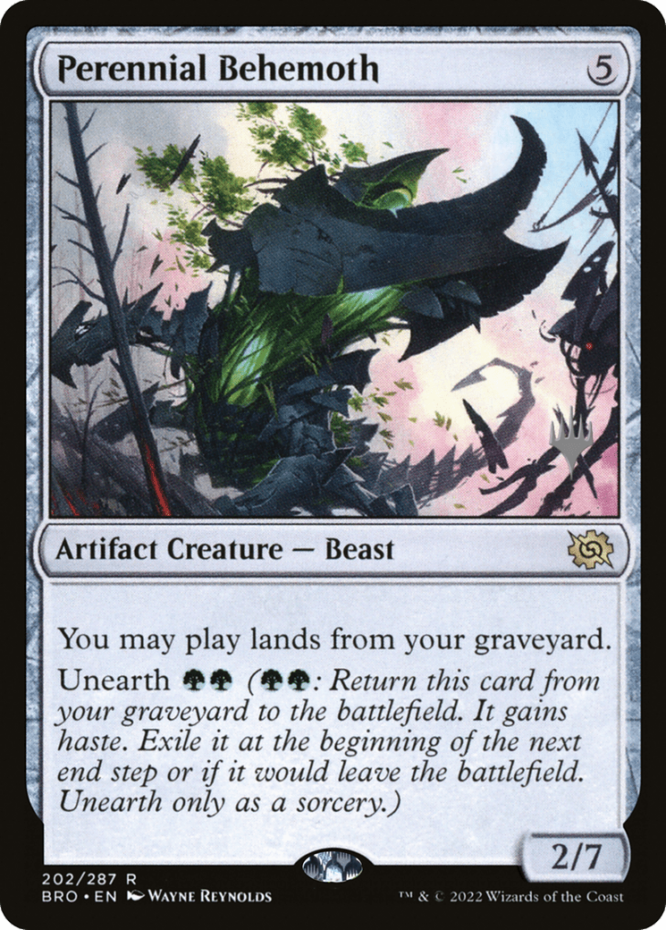 Perennial Behemoth (Promo Pack) [The Brothers' War Promos] Foil