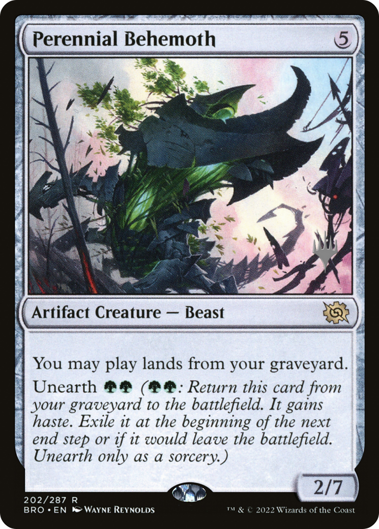Perennial Behemoth (Promo Pack) [The Brothers' War Promos] Foil