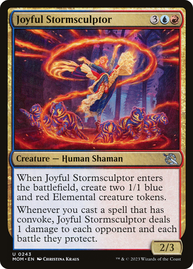 Joyful Stormsculptor [March of the Machine] Foil