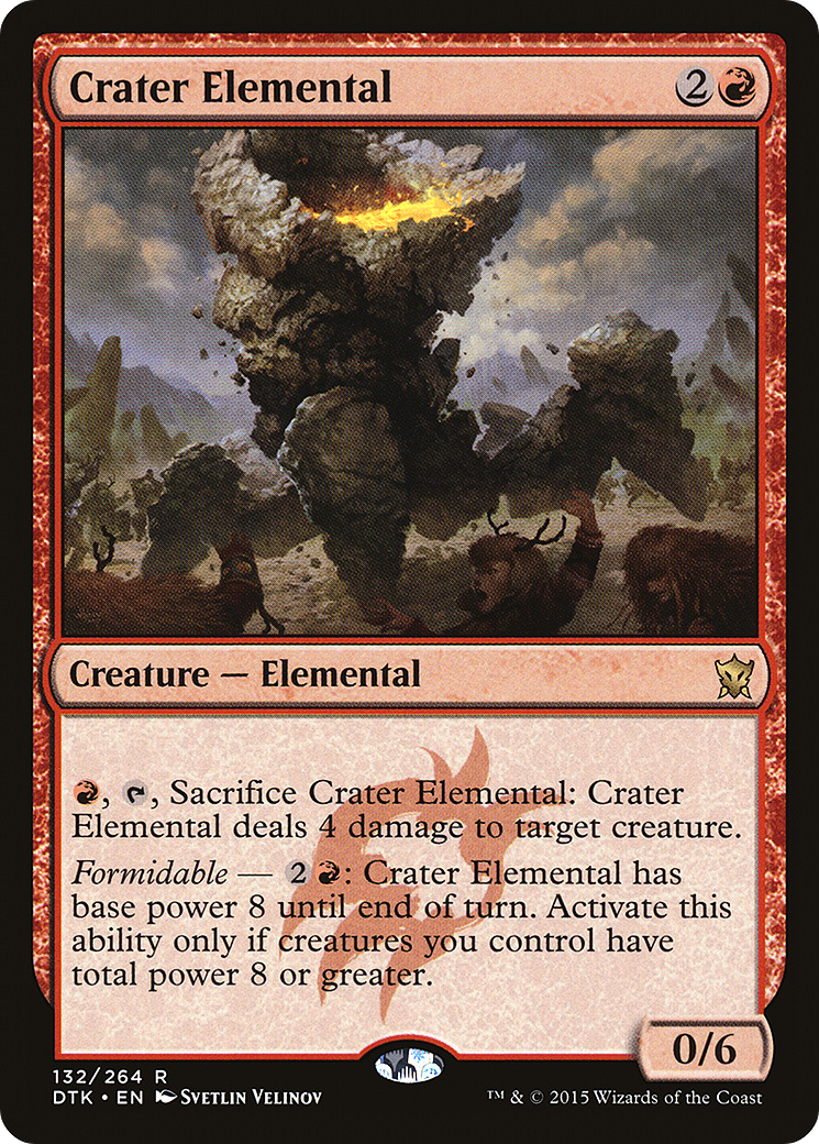 Crater Elemental [Dragons of Tarkir] Foil