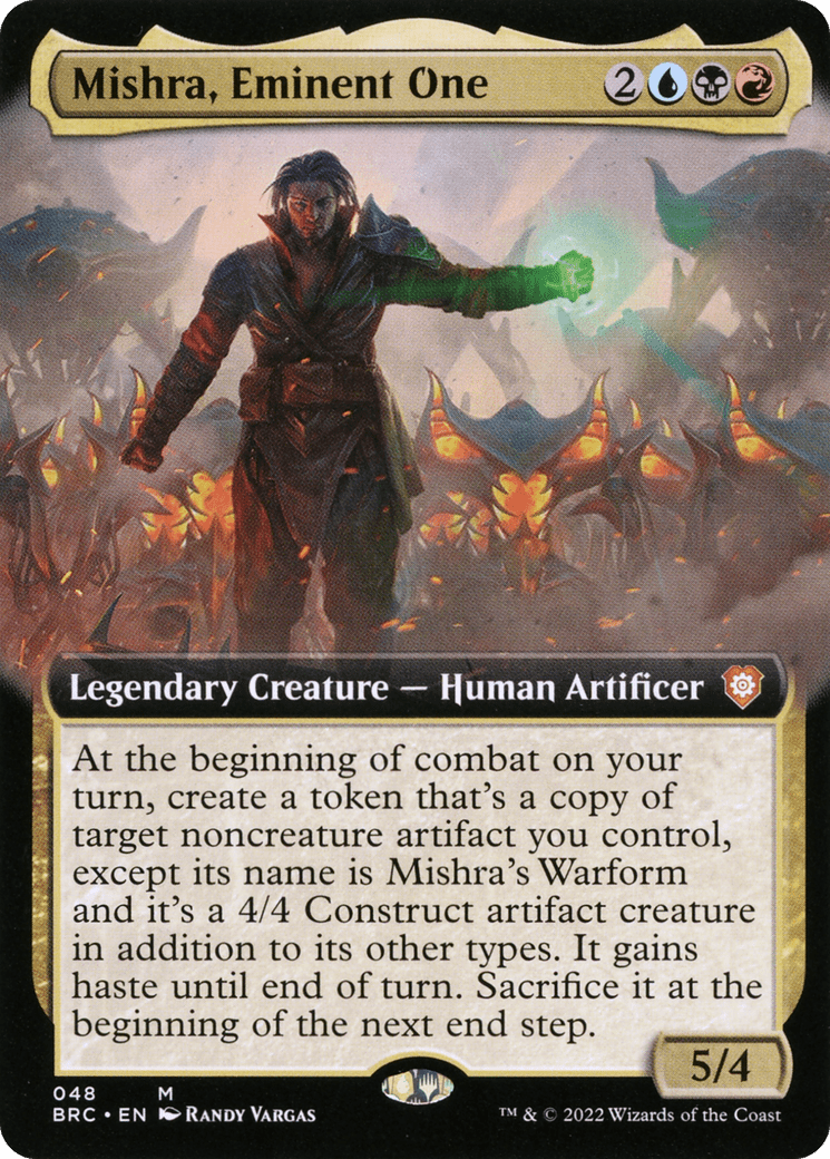 Mishra, Eminent One (Extended Art) [The Brothers' War Commander] Foil