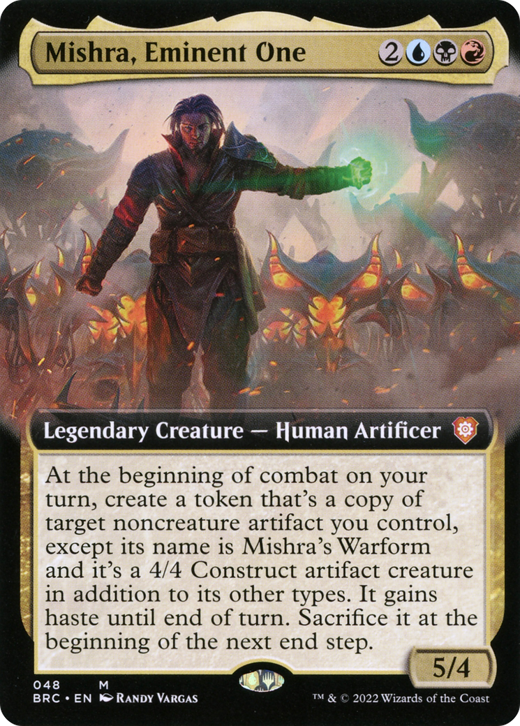 Mishra, Eminent One (Extended Art) [The Brothers' War Commander] Foil