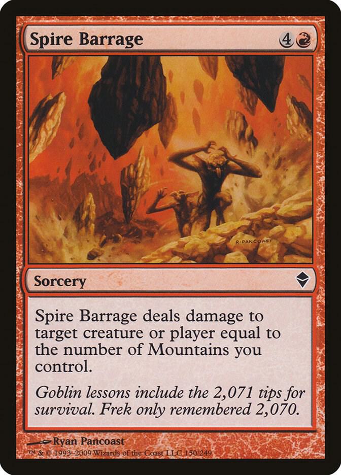 Spire Barrage 150/249 (Zendikar) 