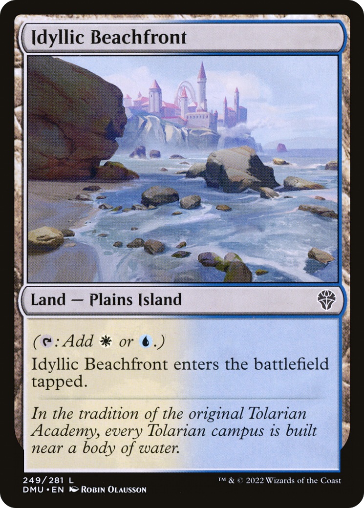 Idyllic Beachfront [Dominaria United] Foil