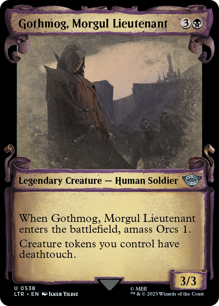 Gothmog, Morgul Lieutenant [The Lord of the Rings: Tales of Middle-Earth Showcase Scrolls] Foil