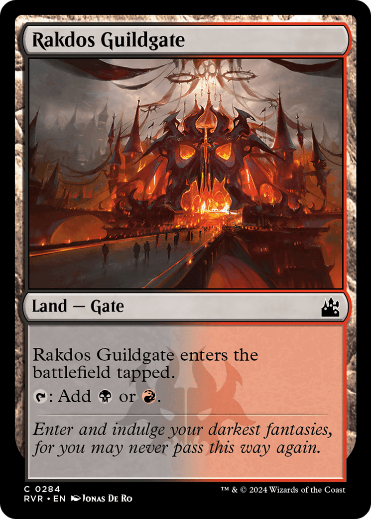 Rakdos Guildgate [Ravnica Remastered] Foil