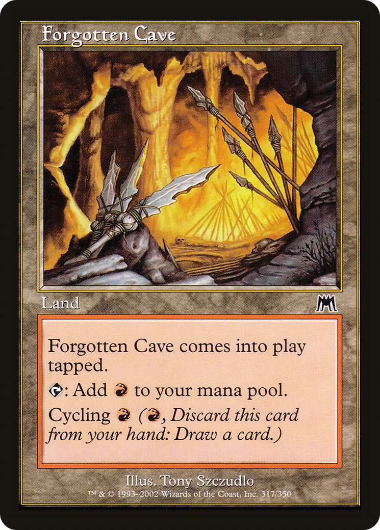 Forgotten Cave [Onslaught] Foil