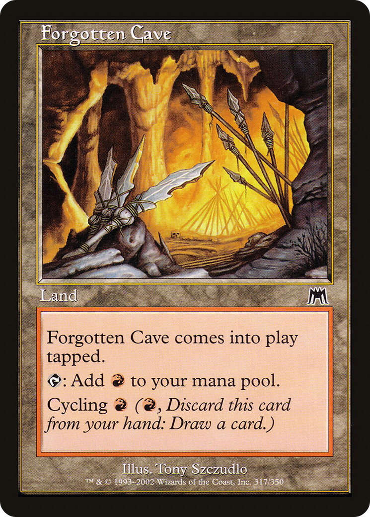 Forgotten Cave [Onslaught] Foil