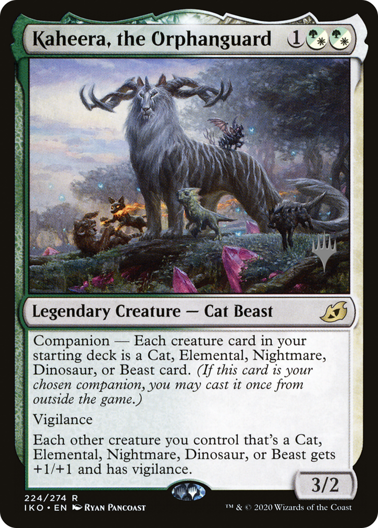Kaheera, the Orphanguard (Promo Pack) [Ikoria: Lair of Behemoths Promos] Foil