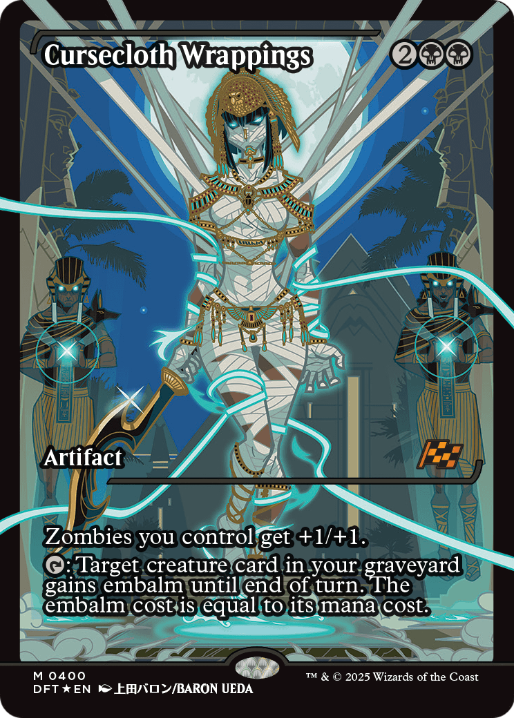 Cursecloth Wrappings |  Foil (400) [Aetherdrift]