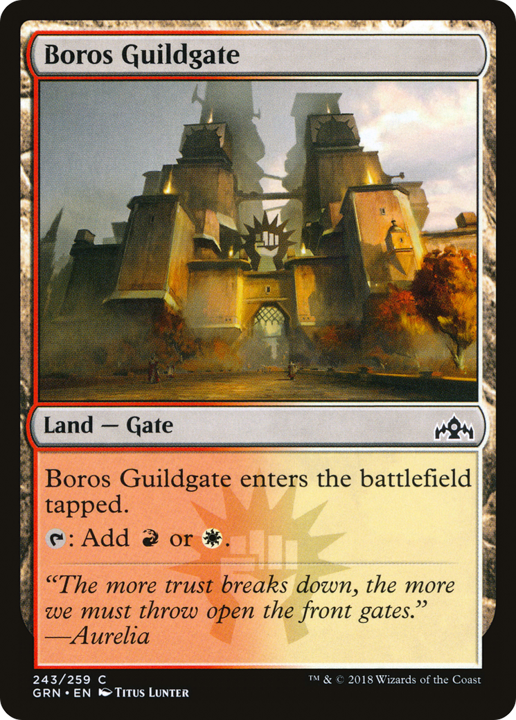 Boros Guildgate (243/259) [Guilds of Ravnica] Foil