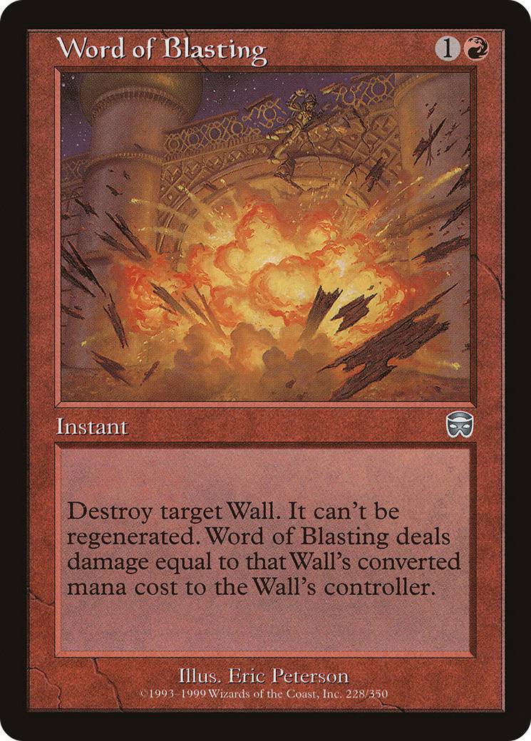 Word of Blasting [Mercadian Masques]