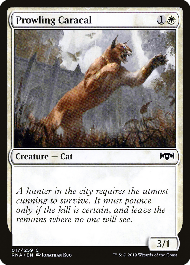 Prowling Caracal [Ravnica Allegiance] Foil