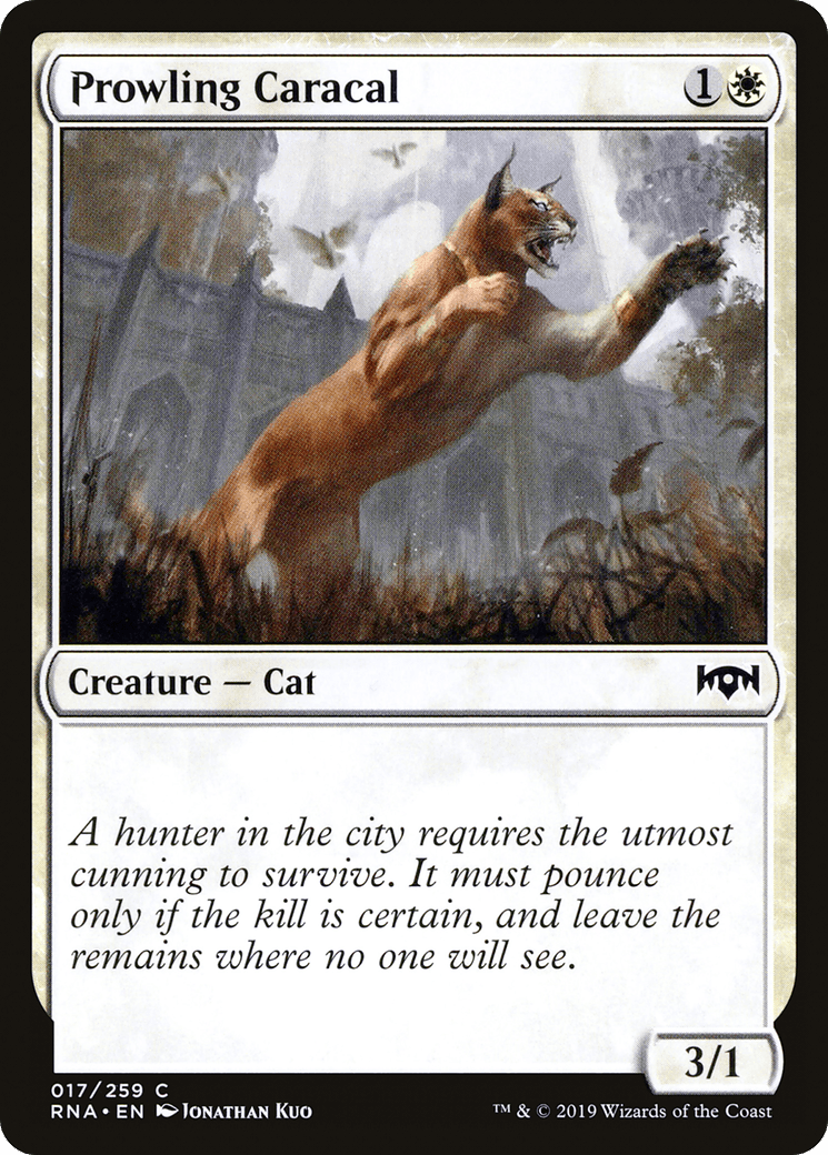 Prowling Caracal [Ravnica Allegiance] Foil