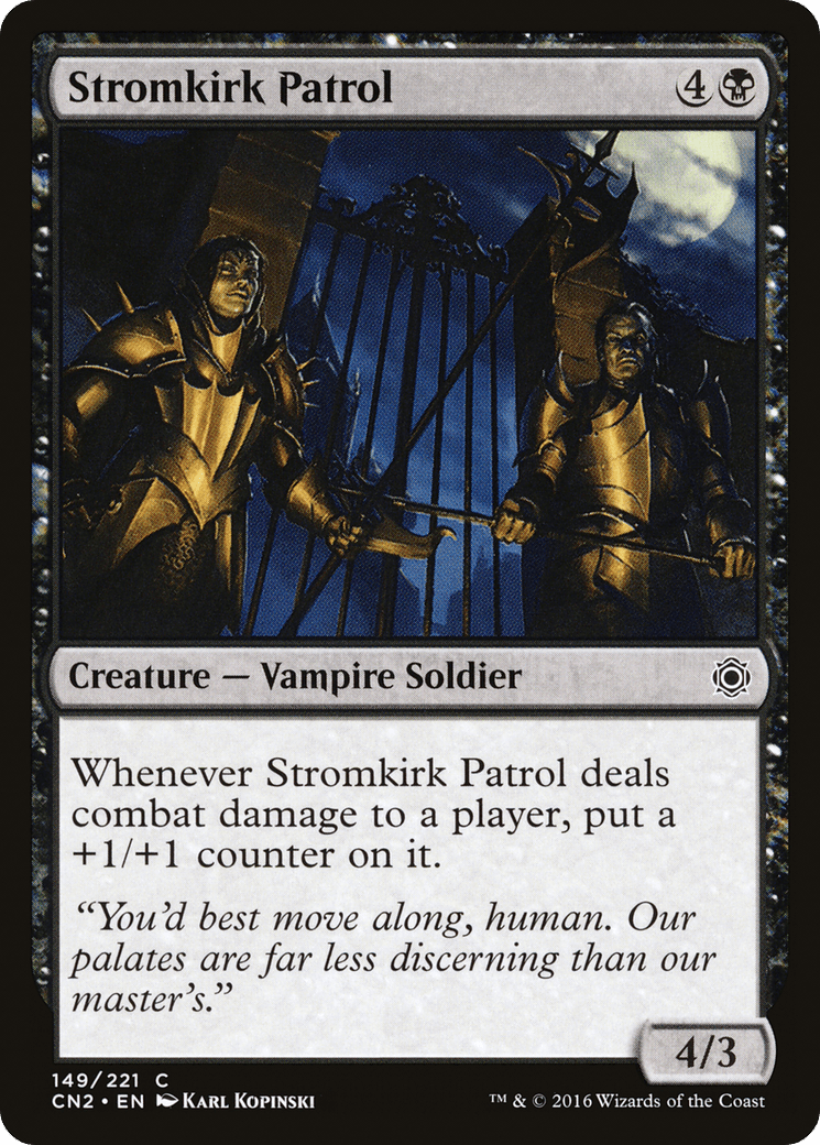 Stromkirk Patrol [Conspiracy: Take the Crown] Foil