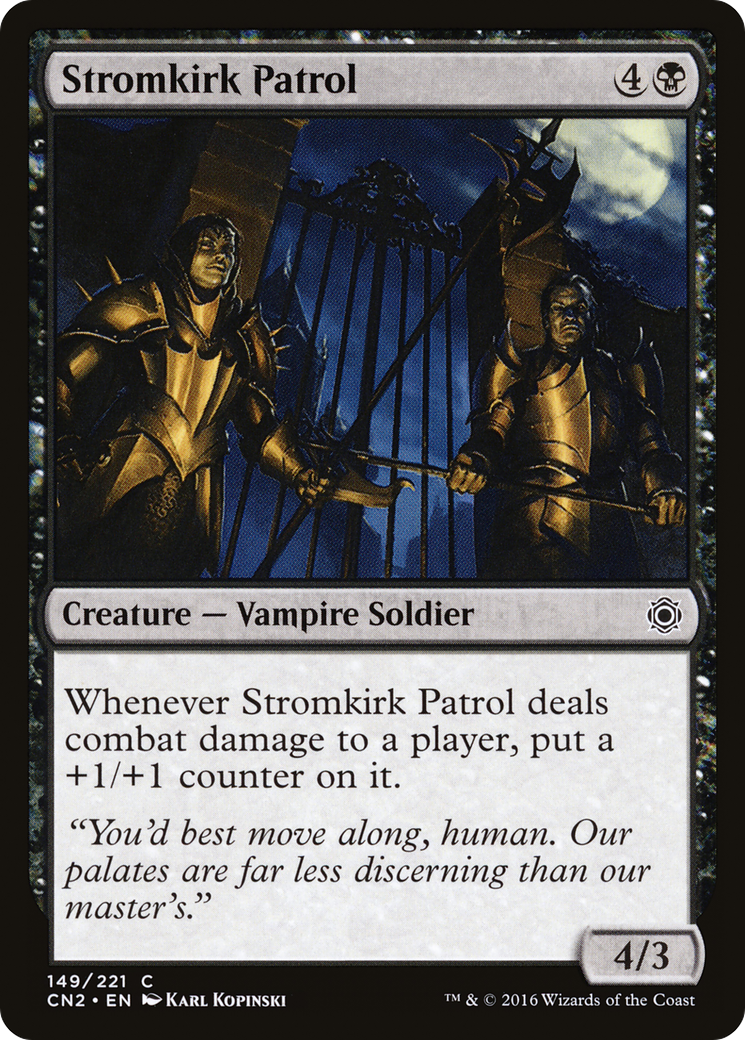 Stromkirk Patrol [Conspiracy: Take the Crown] Foil