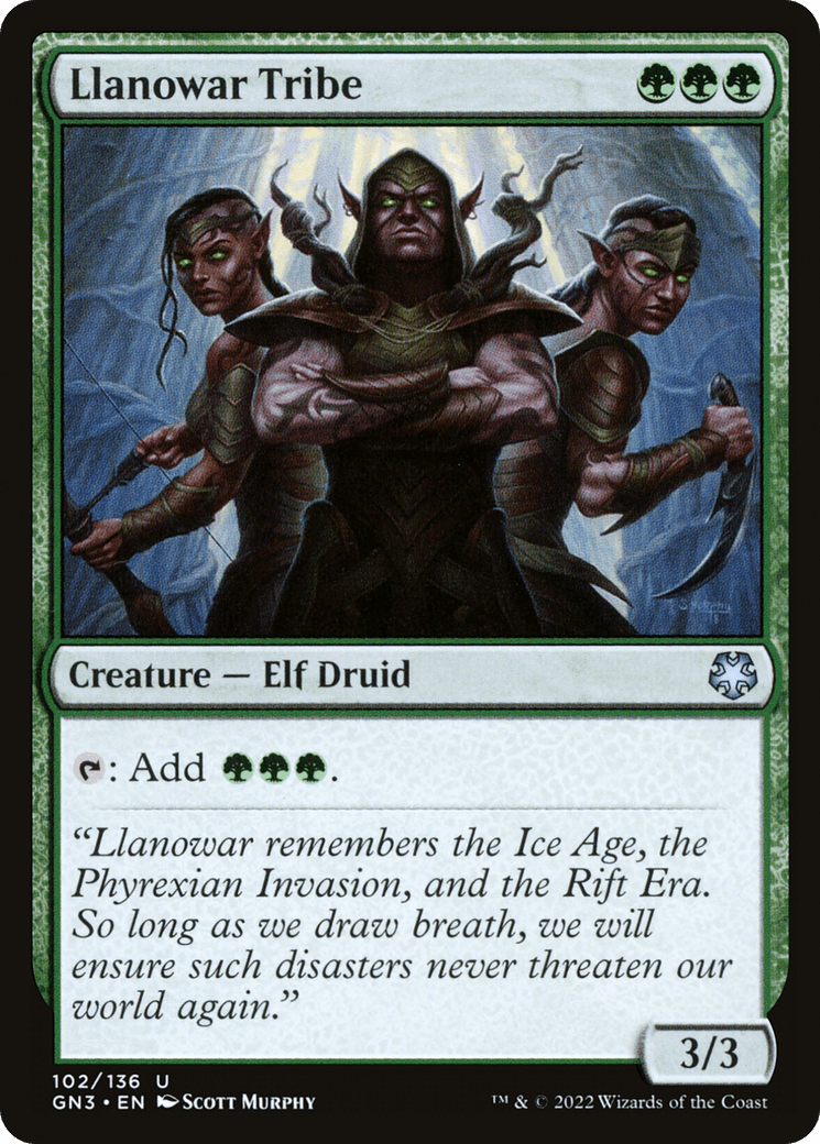 Llanowar Tribe [Game Night: Free-for-All]