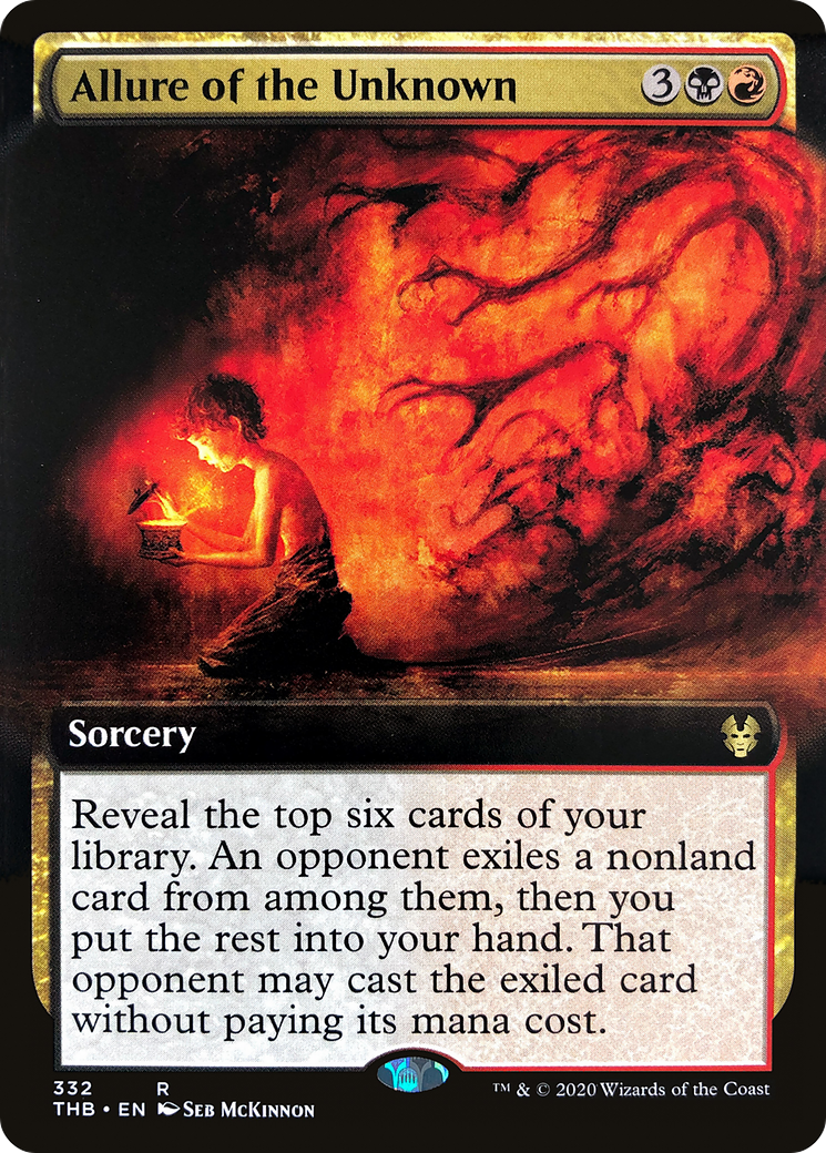 Allure of the Unknown (Extended Art) [Theros Beyond Death] Foil
