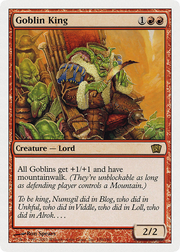 Goblin King [Eighth Edition] Foil