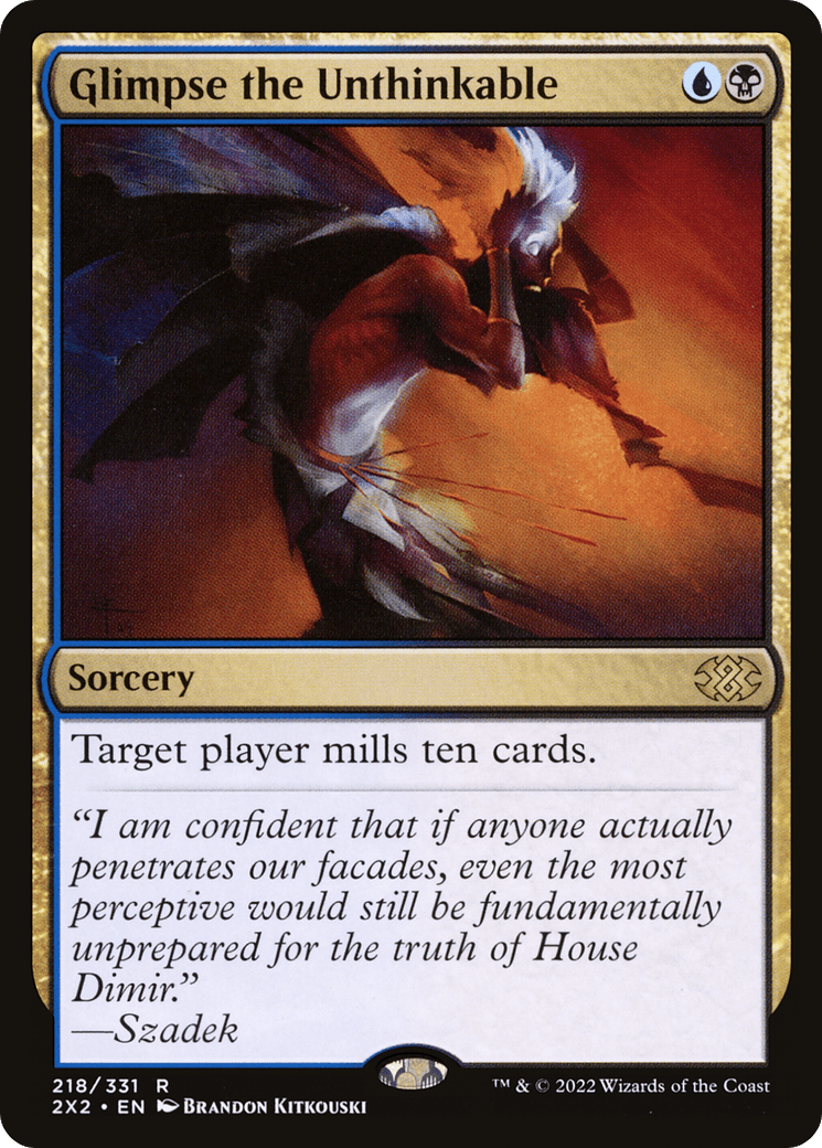 Glimpse the Unthinkable [Double Masters 2022] Foil