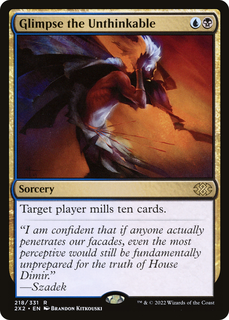 Glimpse the Unthinkable [Double Masters 2022] Foil