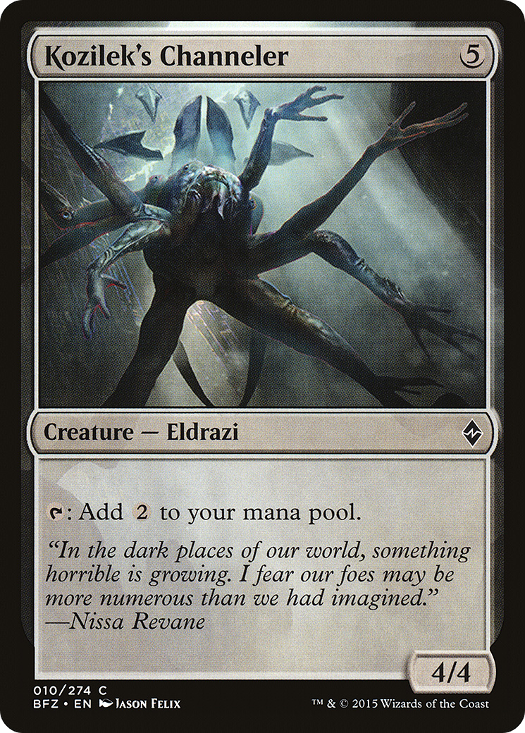 Kozilek's Channeler [Battle for Zendikar] Foil