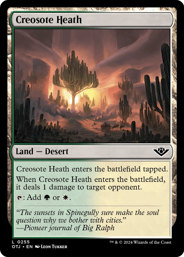 Creosote Heath [Outlaws of Thunder Junction] Foil