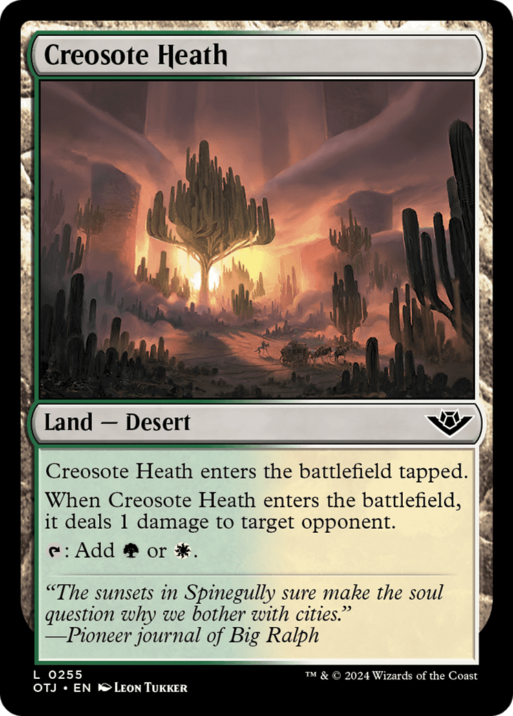 Creosote Heath [Outlaws of Thunder Junction] Foil