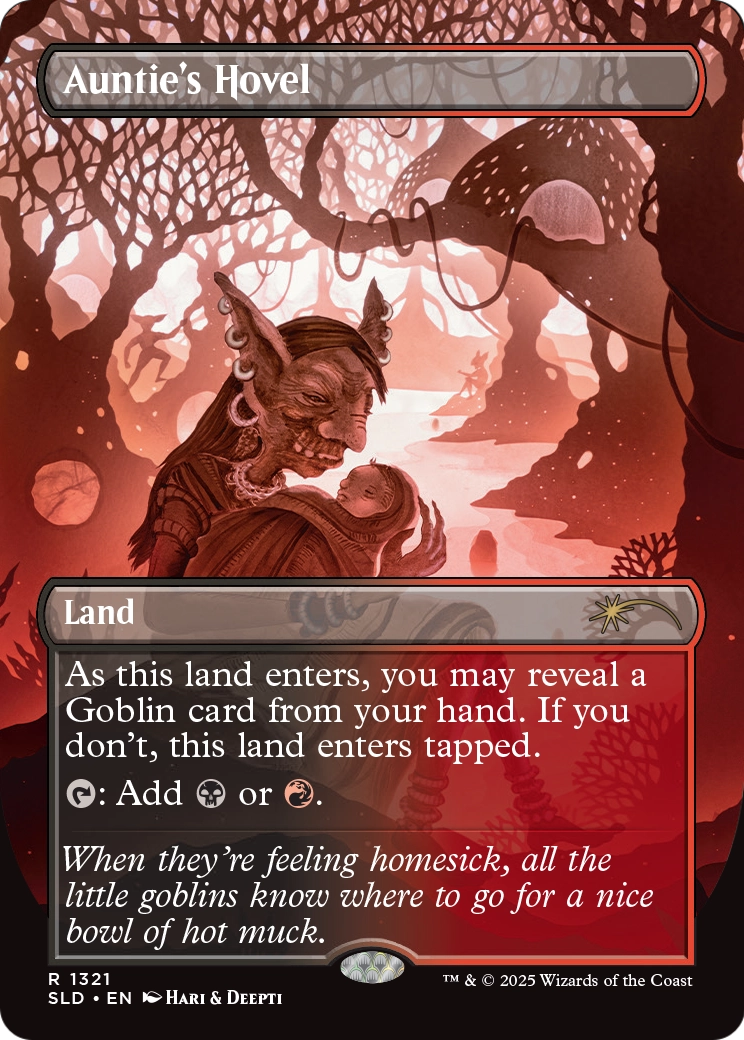 Auntie's Hovel (1321) [Secret Lair Drop]  (Borderless) Foil