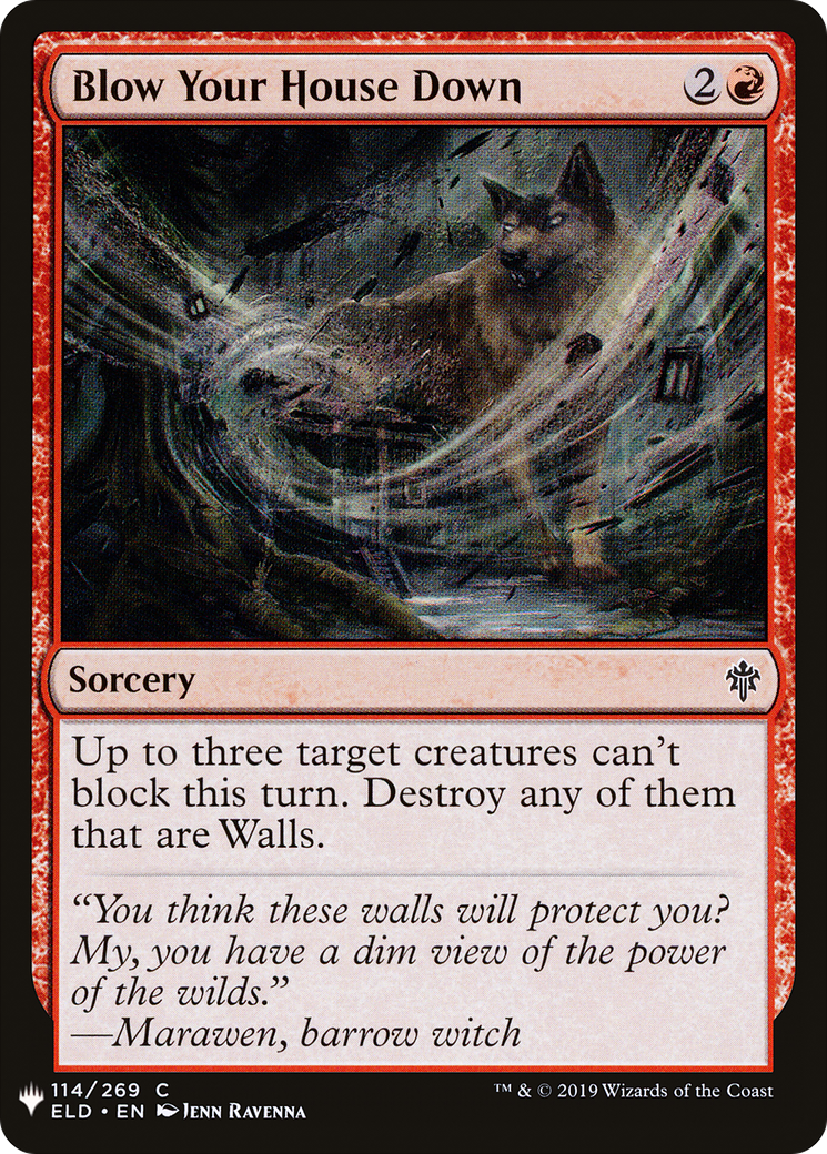 Blow Your House Down |  (ELD-114) [The List]