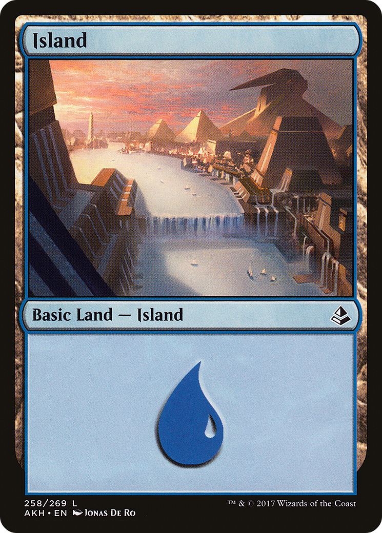 Island (258) [Amonkhet] Foil