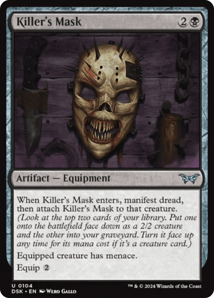 Killer's Mask [Duskmourn: House of Horror] Foil
