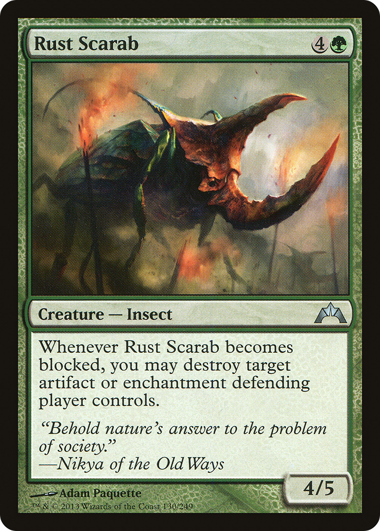 Rust Scarab [Gatecrash] Foil