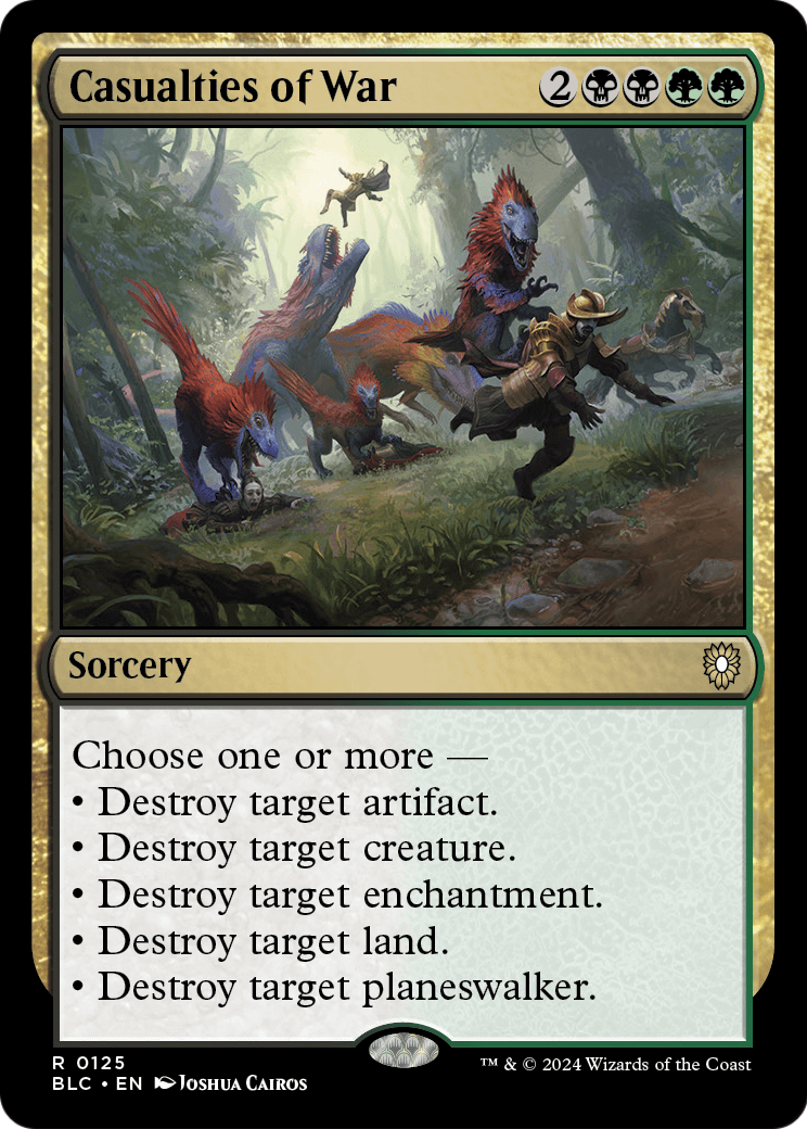Casualties of War [Bloomburrow Commander]