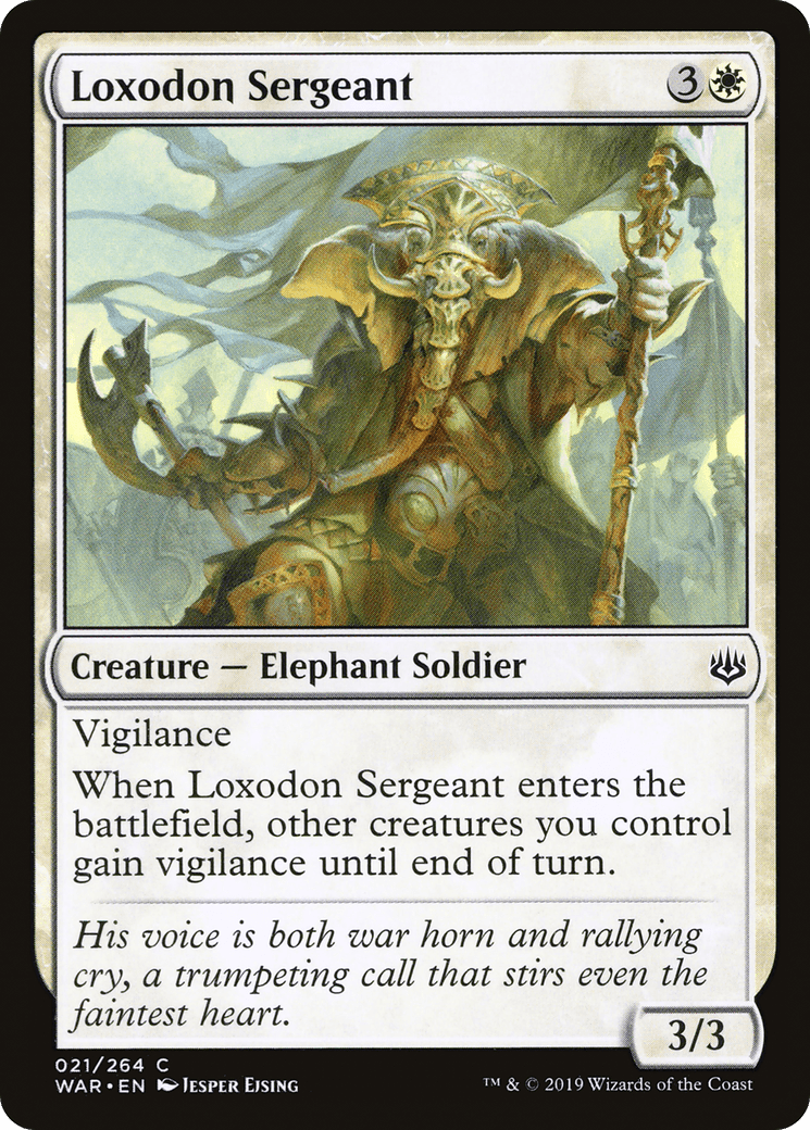 Loxodon Sergeant [War of the Spark] Foil