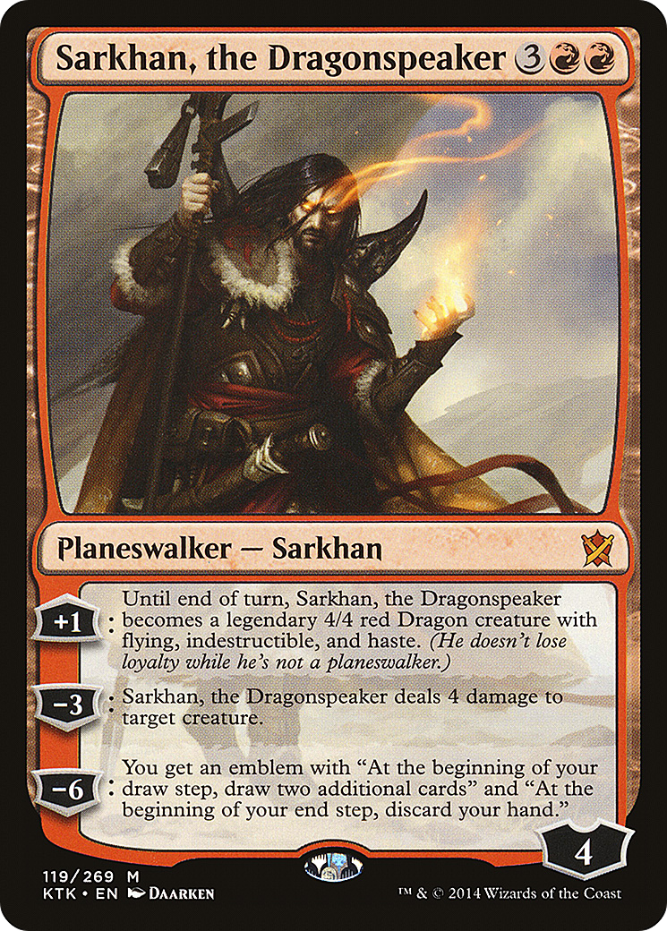 Sarkhan, the Dragonspeaker [Khans of Tarkir] Foil