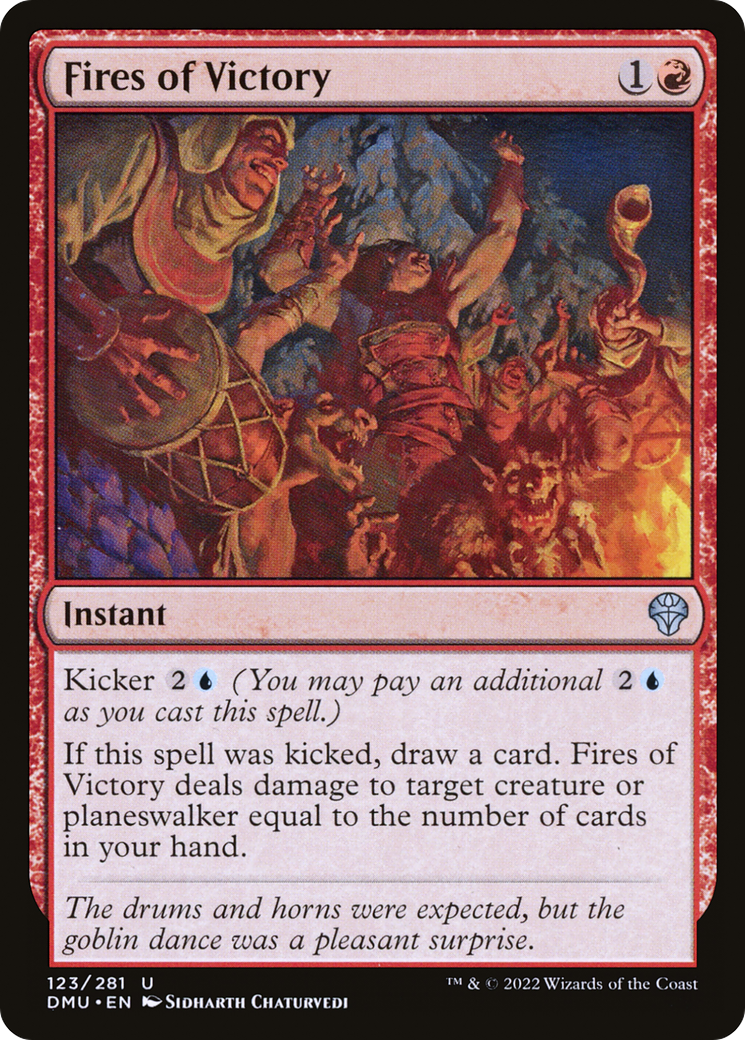 Fires of Victory [Dominaria United] Foil
