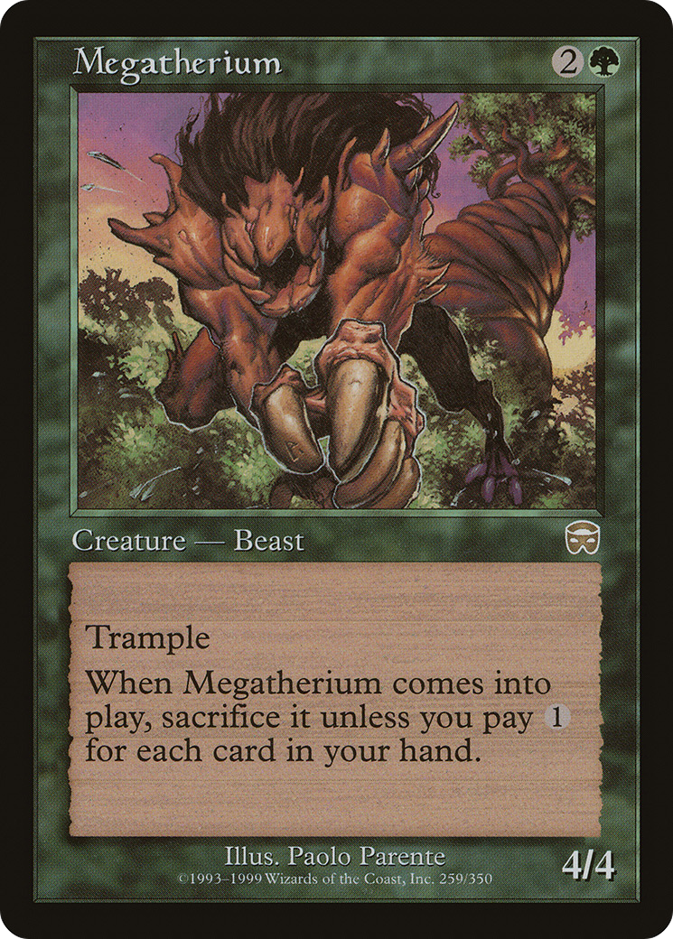 Megatherium [Mercadian Masques] Foil